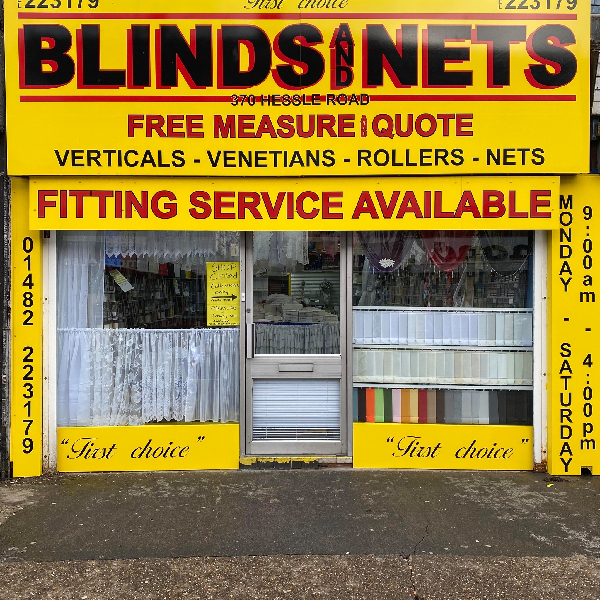 1st Choice Blinds & Nets, Lace Curtain Specialists